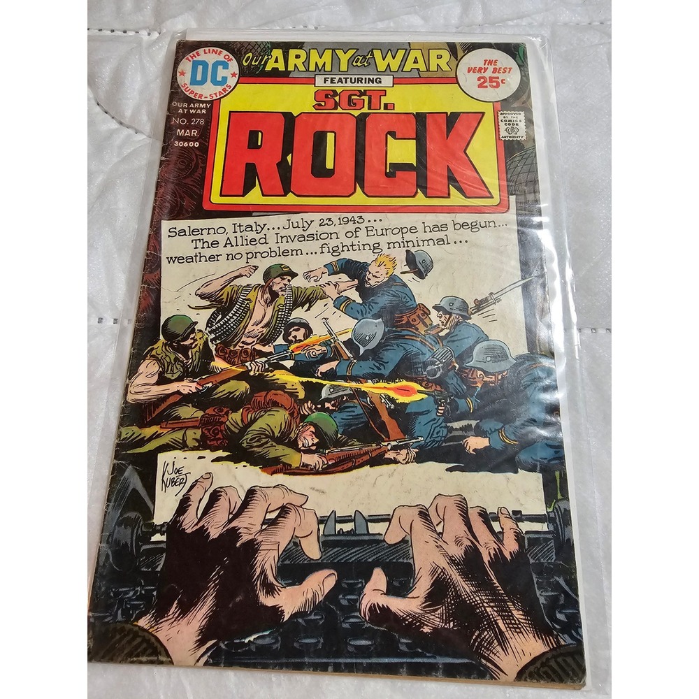 DC Comics Our Army At War Sgt. Rock #278 March 1974 Comic Book Bronze‎ Age